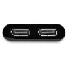 StarTech.com USB 3.0 naar dual DisplayPort adapter – 4K 60Hz, 3.2 Gen 1 (3.1 Gen 1), USB Type-A, DisplayPort-uitgang, 4096 x 2160 pixels