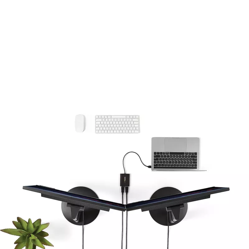StarTech.com USB 3.0 naar dual DisplayPort adapter – 4K 60Hz, 3.2 Gen 1 (3.1 Gen 1), USB Type-A, DisplayPort-uitgang, 4096 x 2160 pixels