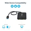 StarTech.com USB 3.0 naar dual DisplayPort adapter – 4K 60Hz, 3.2 Gen 1 (3.1 Gen 1), USB Type-A, DisplayPort-uitgang, 4096 x 2160 pixels