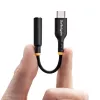 StarTech.com USBCAUDIO2 USB-C naar 3,5 mm TRRS audio-adapter voor hoofdtelefoon/headset, 32-bits DAC, Thunderbolt-compatibel, 12,7 cm, zwart
