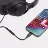StarTech.com USBCAUDIO2 USB-C naar 3,5 mm TRRS audio-adapter voor hoofdtelefoon/headset, 32-bits DAC, Thunderbolt-compatibel, 12,7 cm, zwart
