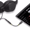 StarTech.com USBCAUDIO2 USB-C naar 3,5 mm TRRS audio-adapter voor hoofdtelefoon/headset, 32-bits DAC, Thunderbolt-compatibel, 12,7 cm, zwart