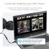 StarTech.com USBCAUDIO2 USB-C naar 3,5 mm TRRS audio-adapter voor hoofdtelefoon/headset, 32-bits DAC, Thunderbolt-compatibel, 12,7 cm, zwart