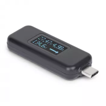 StarTech.com USB-C Power Tester, digitale multimeter, bidirectionele spannings- en stroommeter, tot 240W PD EPR, draagbare USB-C kabel- en poort-vermogensmeter-tester