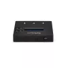 StarTech.com standalone 1-naar-2 USB-stick-duplicator en -wisser, multi-USB-flashdrive-kopieerder, systeem- en bestands- en volledige schijfkopie met 1,5 GB/min, enkelvoudige en 3-pass-verwijdering, LCD-display – TAA