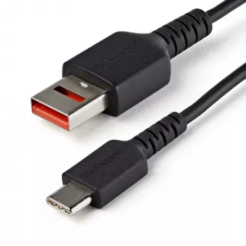 StarTech.com 3ft (1m) Secure Charging kabel – USB-A naar USB-C datablokker alleen-oplaadkabel – No-Data Power-Only oplaadkabel voor telefoon/tablet – datablokkerende USB-beveiligingsadapterkabel