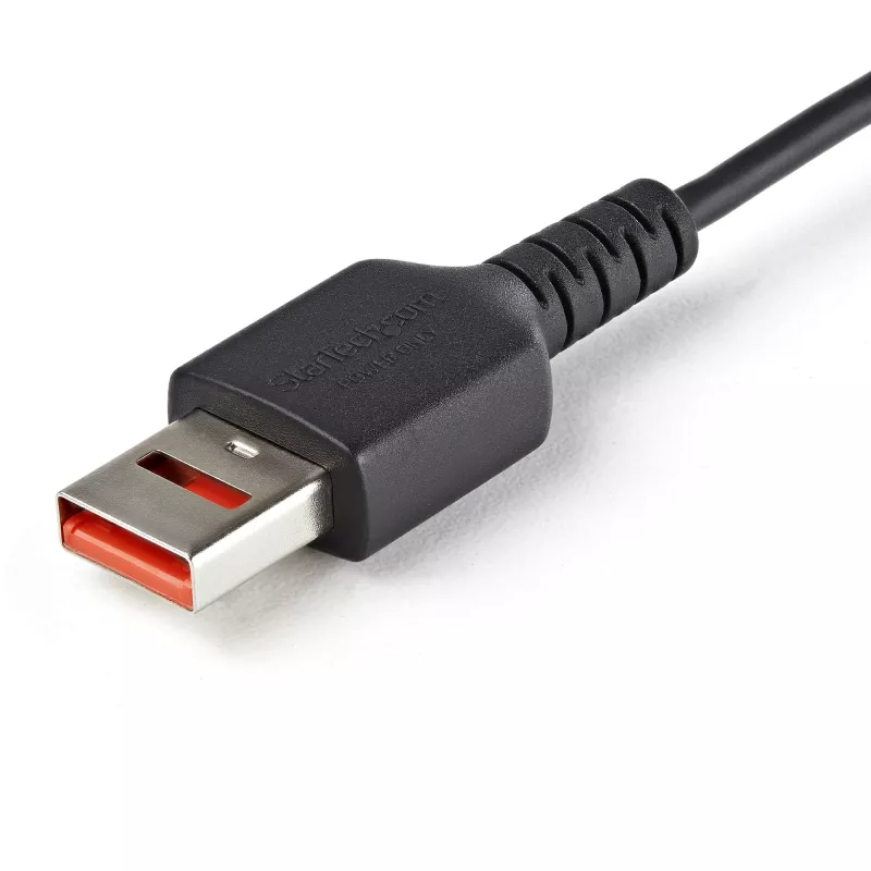 StarTech.com 3ft (1m) Secure Charging kabel – USB-A naar USB-C datablokker alleen-oplaadkabel – No-Data Power-Only oplaadkabel voor telefoon/tablet – datablokkerende USB-beveiligingsadapterkabel