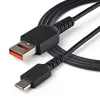 StarTech.com 3ft (1m) Secure Charging kabel – USB-A naar USB-C datablokker alleen-oplaadkabel – No-Data Power-Only oplaadkabel voor telefoon/tablet – datablokkerende USB-beveiligingsadapterkabel
