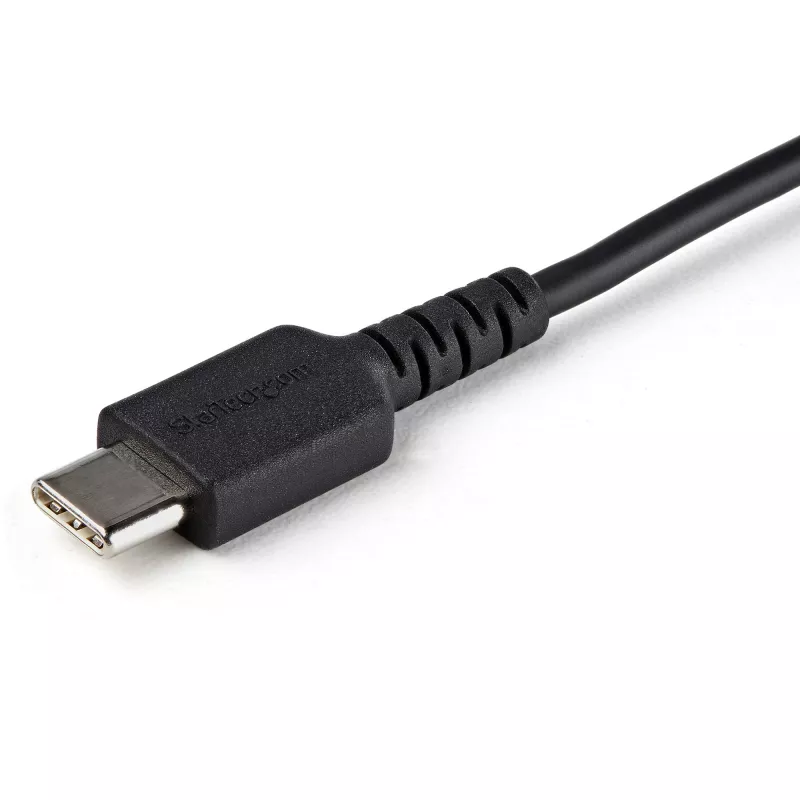 StarTech.com 3ft (1m) Secure Charging kabel – USB-A naar USB-C datablokker alleen-oplaadkabel – No-Data Power-Only oplaadkabel voor telefoon/tablet – datablokkerende USB-beveiligingsadapterkabel