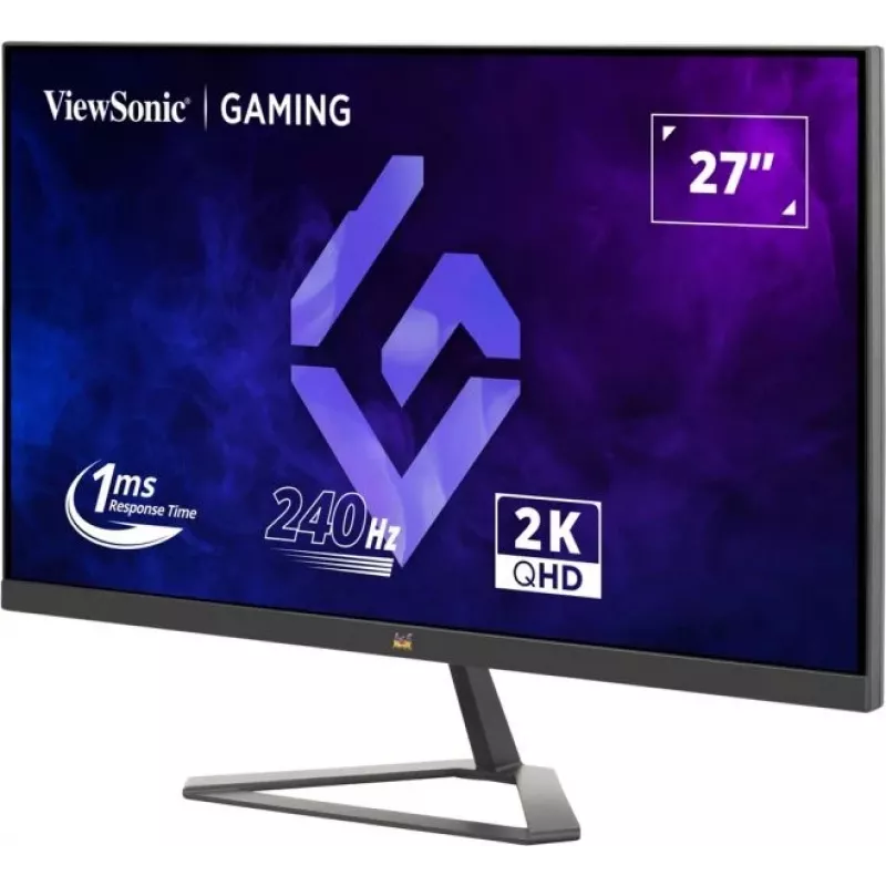 ViewSonic VX2758A-2K-PRO-3 27-inch (68,6 cm) gamingmonitor, IPS, 2560 x 1440 QHD, 240 Hz, 1 ms, FreeSync Premium, HDR400, 2x HDMI 2.1, DisplayPort, zwart