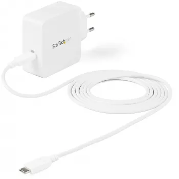StarTech.com USB-C wandlader - USB-C laptoplader 60W PD - 2m kabel - universele compacte Type-C-voeding - Dell XPS/Lenovo X1 Carbon/HP EliteBook/MacBook - USB-IF/CE-gecertificeerd