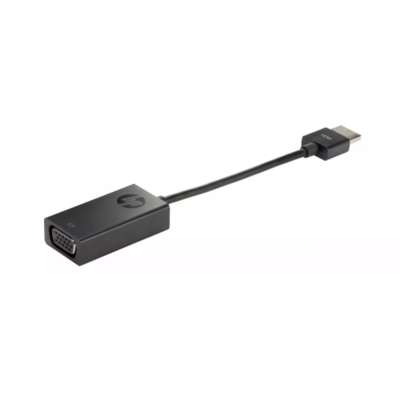 HP X1B84AA HDMI-naar-VGA-kabeladapter, HDMI type A (male) naar VGA (D-Sub) (female), zwart