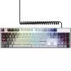 Mechanisch toetsenbord LORGAR Azar 514 wit met RGB-achtergrondverlichting, ENG-layout
