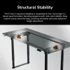 Bureau COUGAR Gaming E-GRAV 180 zwart rechthoekig carbon 180x80cm
