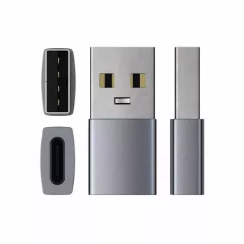 Kabel-adapter Satechi ST-TAUCM USB-A naar USB-C grijs
