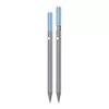 DEQSTER Pencil 2, tablet, Apple, blauw, grijs, Apple iPads sinds 2018, grijs, aluminium, polycarbonaat (PC), polyoxymethyleen (POM)