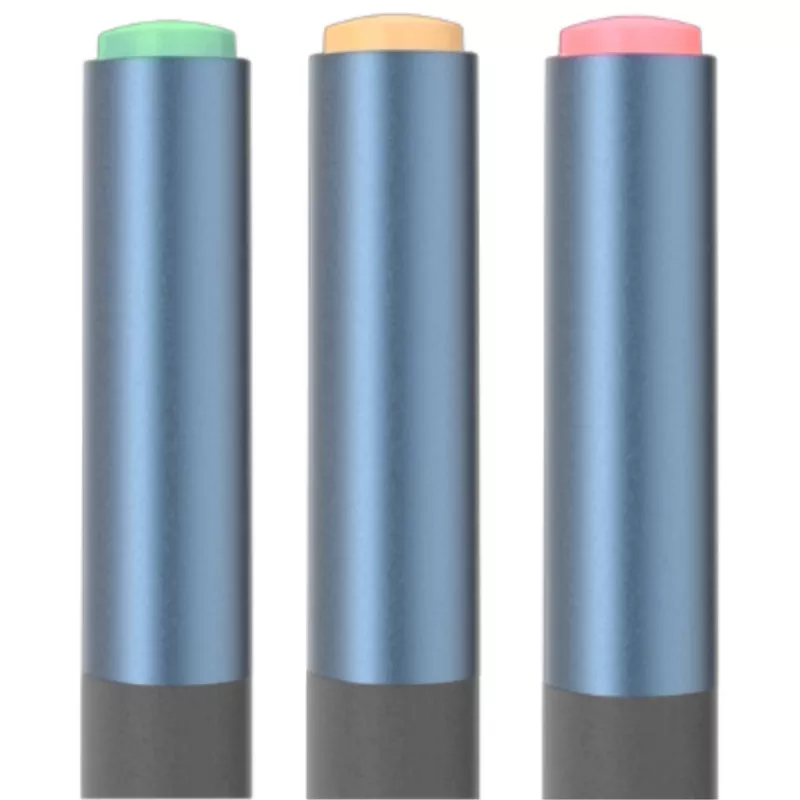 DEQSTER Pencil 2, tablet, Apple, blauw, grijs, Apple iPads sinds 2018, grijs, aluminium, polycarbonaat (PC), polyoxymethyleen (POM)