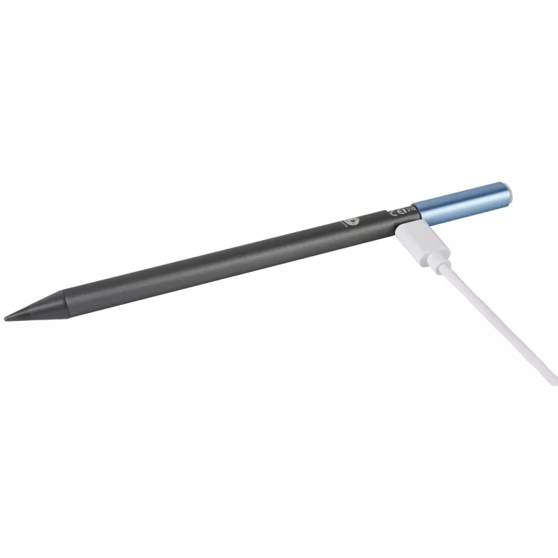 DEQSTER Pencil 2, tablet, Apple, blauw, grijs, Apple iPads sinds 2018, grijs, aluminium, polycarbonaat (PC), polyoxymethyleen (POM)