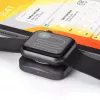 Oplaadstation Satechi ST-TCMCAWM smartwatch zwart zilver wit aluminium