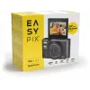 Easypix V64 Flip 20203 compacte digitale camera, 64 MP, 4K-video, uitklapbaar scherm van 3 inch, 18x digitale zoom, WiFi
