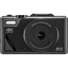 Easypix V64 Flip 20203 compacte digitale camera, 64 MP, 4K-video, uitklapbaar scherm van 3 inch, 18x digitale zoom, WiFi