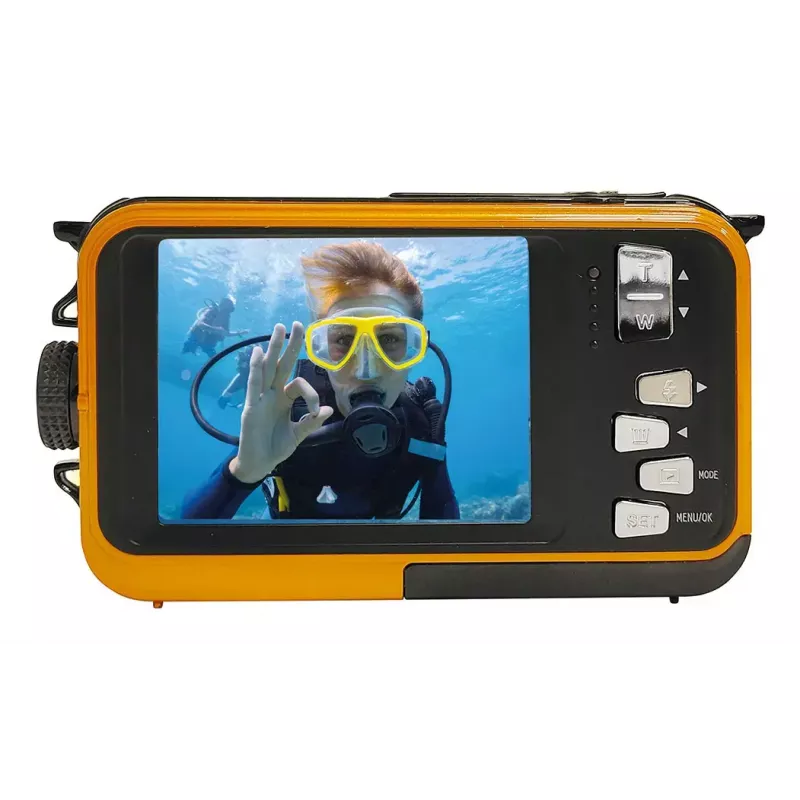 Compactcamera Easypix W3027 Wave 5 MP 1280 x 720 pixels oranje
