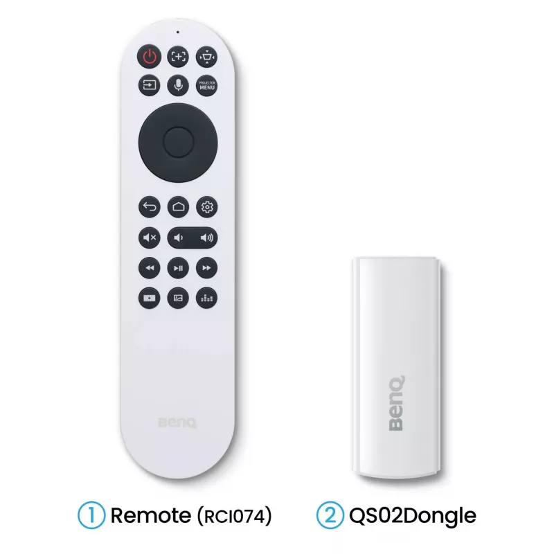 BenQ W2720i 9H.JSX77.57E DLP-thuisbioscoopprojector, 4K, 4 LED, 3D, 2500 lumen
