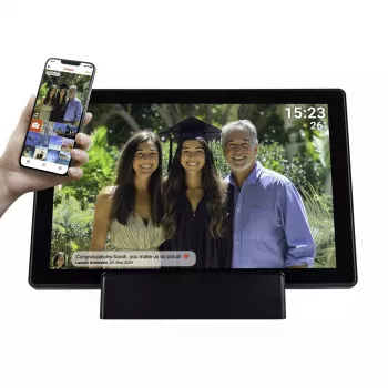 Digitaal fotolijstje Denver PFF-1070B 10,1 inch touchscreen Wi-Fi zwart