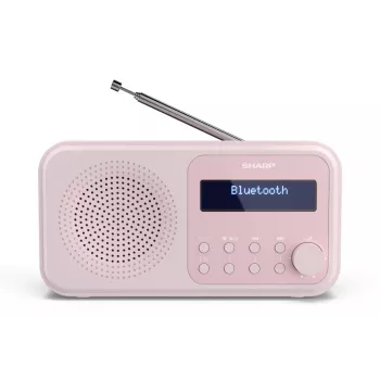Draagbare radio Sharp DR-P420 digitale tuner DAB DAB+ FM roze