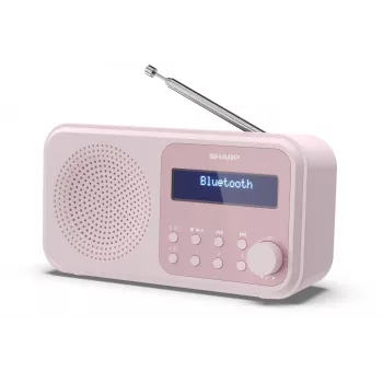 Draagbare radio Sharp DR-P420 digitale tuner DAB DAB+ FM roze