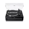 Lenco LS-430BK platenspeler met riemaandrijving en 4 ingebouwde luidsprekers, Bluetooth, 40 W, 33/45 tpm, zwart