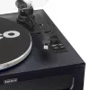 Lenco LS-430BK platenspeler met riemaandrijving en 4 ingebouwde luidsprekers, Bluetooth, 40 W, 33/45 tpm, zwart