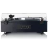 Lenco LS-430BK platenspeler met riemaandrijving en 4 ingebouwde luidsprekers, Bluetooth, 40 W, 33/45 tpm, zwart
