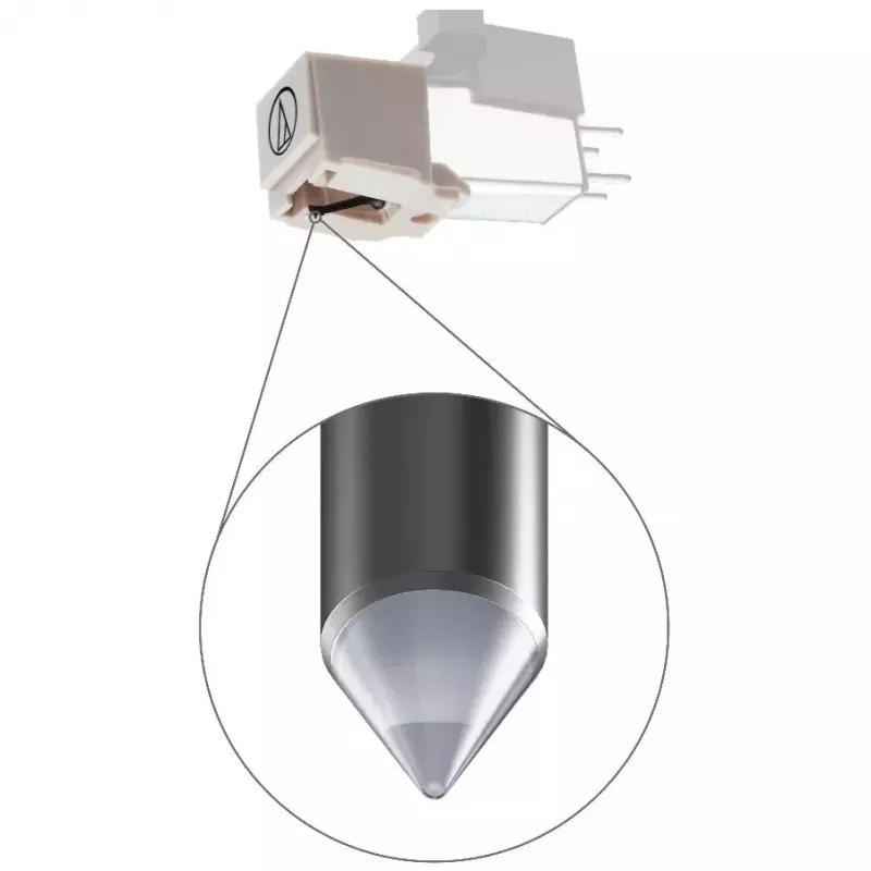 Riem aangedreven audioplatenspeler Lenco LS-430BN bruin handmatig 3-4 g naaldkracht