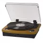 Denver VPL-230LW zwart hout halfautomatische platenspeler 2W RMS