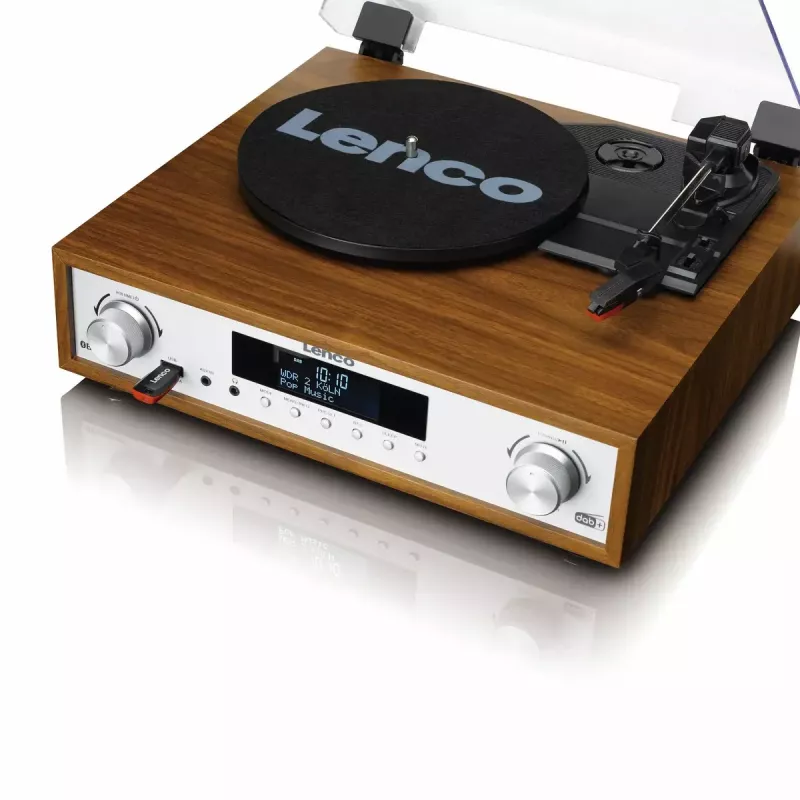 Riem aangedreven audioplatenspeler Lenco MC-160WD