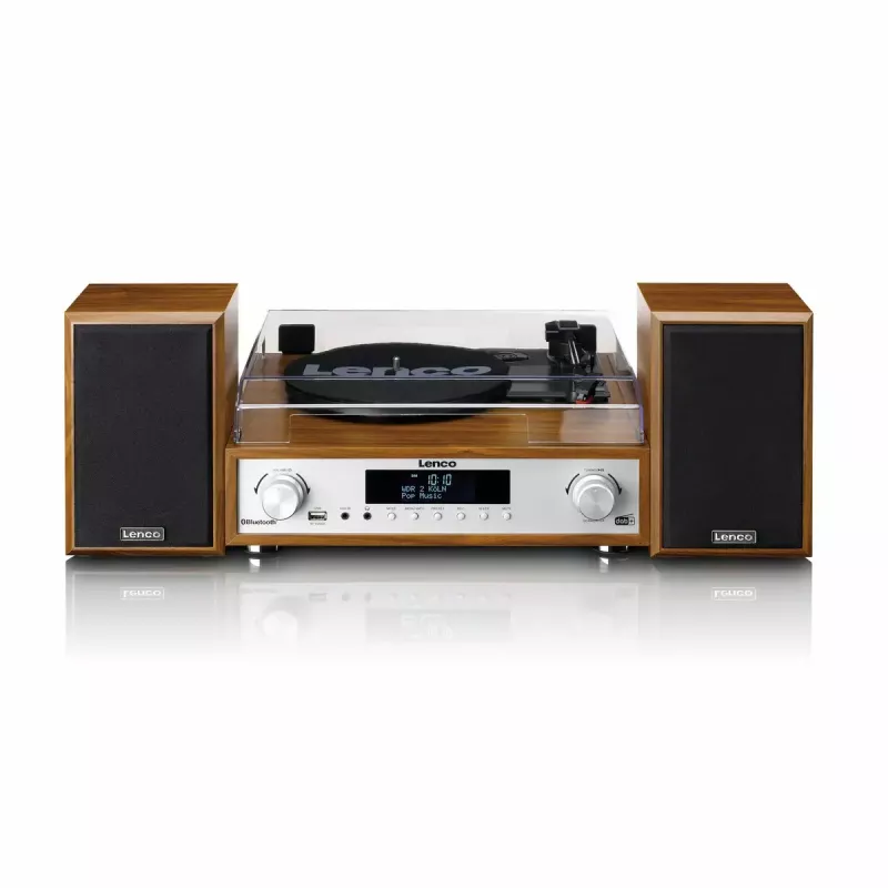 Riem aangedreven audioplatenspeler Lenco MC-160WD