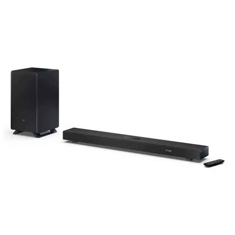 Sharp HT-SBW53121(BK) 3.1.2-kanaals soundbar met draadloze subwoofer, zwart