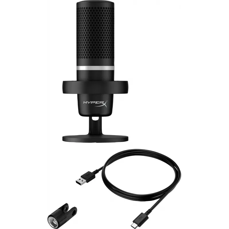 HyperX DuoCast - USB-microfoon (zwart) - RGB-verlichting