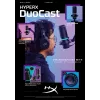 HyperX DuoCast - USB-microfoon (zwart) - RGB-verlichting