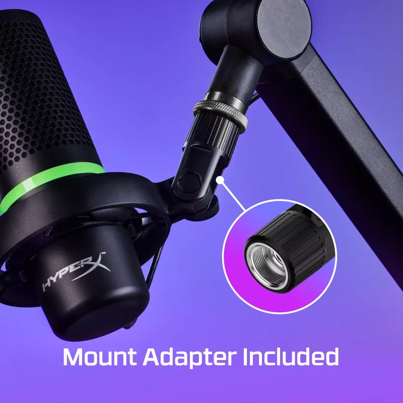 HyperX DuoCast - USB-microfoon (zwart) - RGB-verlichting