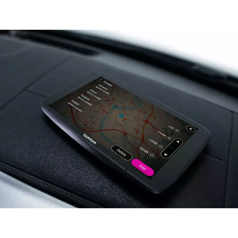 Handheld GPS-navigator TOMTOM GO met 7 inch touchscreen, 32 GB, Europa-kaarten, zwart