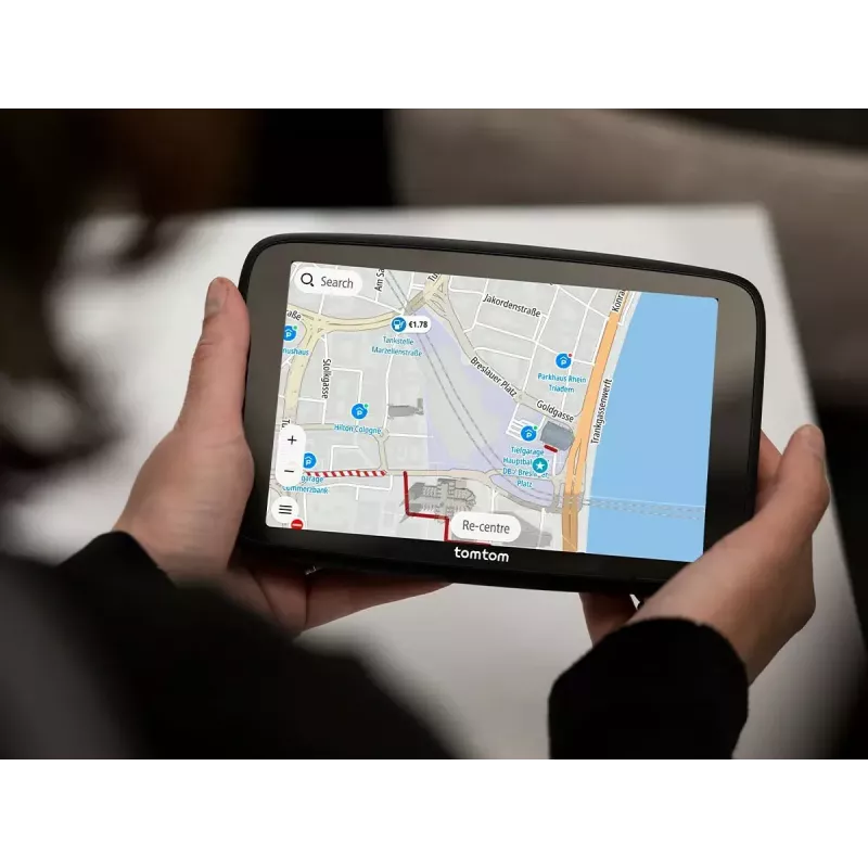 Handheld GPS-navigator TOMTOM GO met 7 inch touchscreen, 32 GB, Europa-kaarten, zwart