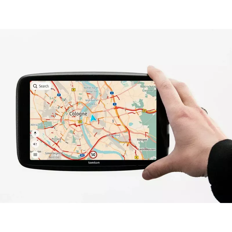 Handheld GPS-navigator TOMTOM GO met 7 inch touchscreen, 32 GB, Europa-kaarten, zwart