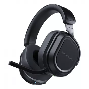 Turtle Beach Stealth 700 zwart draadloze pc-gaming-headset met tot 80 uur accuduur, Bluetooth, twee zenders en 60mm-luidsprekers voor pc, PS5, PS4 en mobiele apparaten