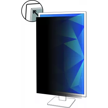 3M Privacy Filter voor 25 inch monitor in portretstand, 16:9, PF250W9P, 63,5 cm (25 inch), 16:9, monitor, frameloos display-privacysfilter, glanzend/mat, antireflectie