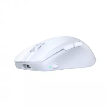 Turtle Beach Pure Air wit - ultralichte draadloze ergonomische RGB-gaming-muis, 26K dpi optische sensor, 125h accu, RGB-verlichting