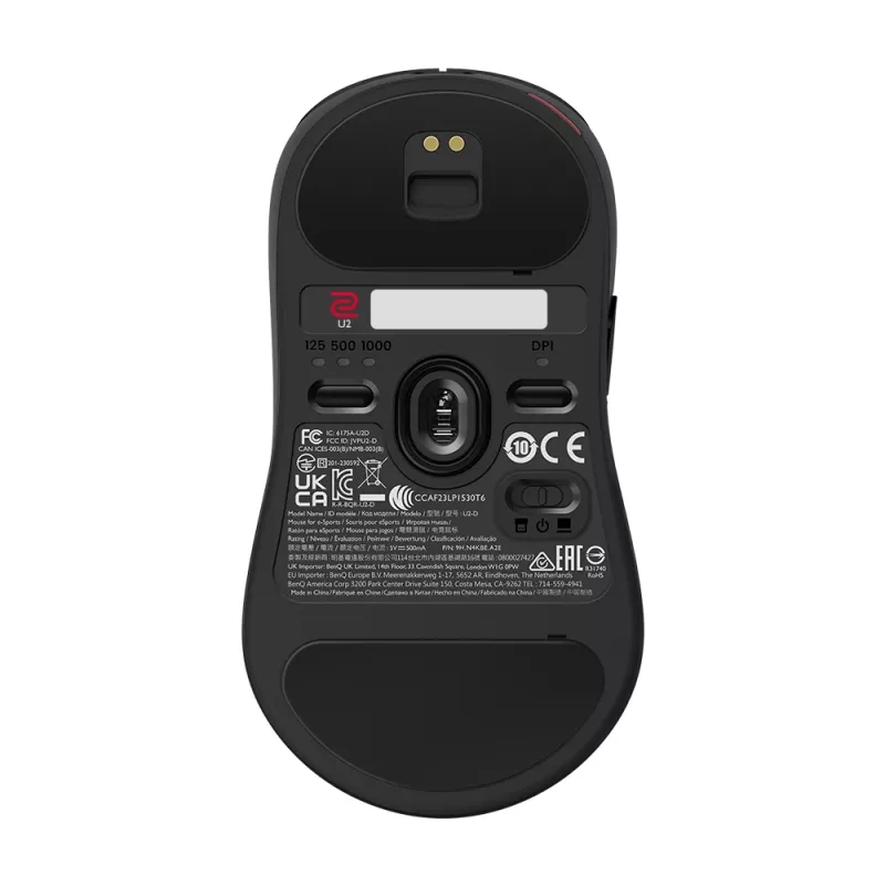 ZOWIE U2 gaming-muis ambidexter RF draadloos optisch 3200 dpi
