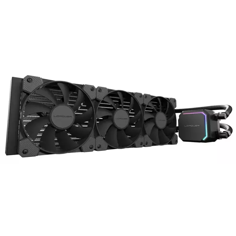 All-in-one-vloeistofkoeler LC-Power LC-CC-360-B 12 cm zwart