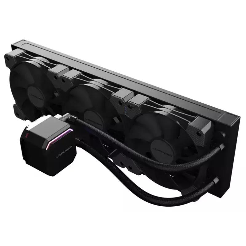 All-in-one-vloeistofkoeler LC-Power LC-CC-360-B 12 cm zwart